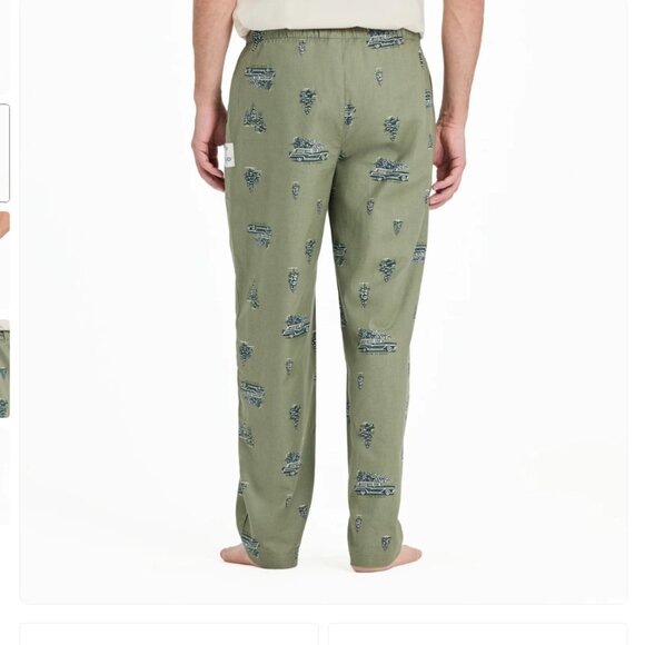 Men's Christmas Tree Wagon Pattern Classic Sleep Pant - Picture 2 of 8